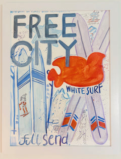 White Surf Print Pre-Order