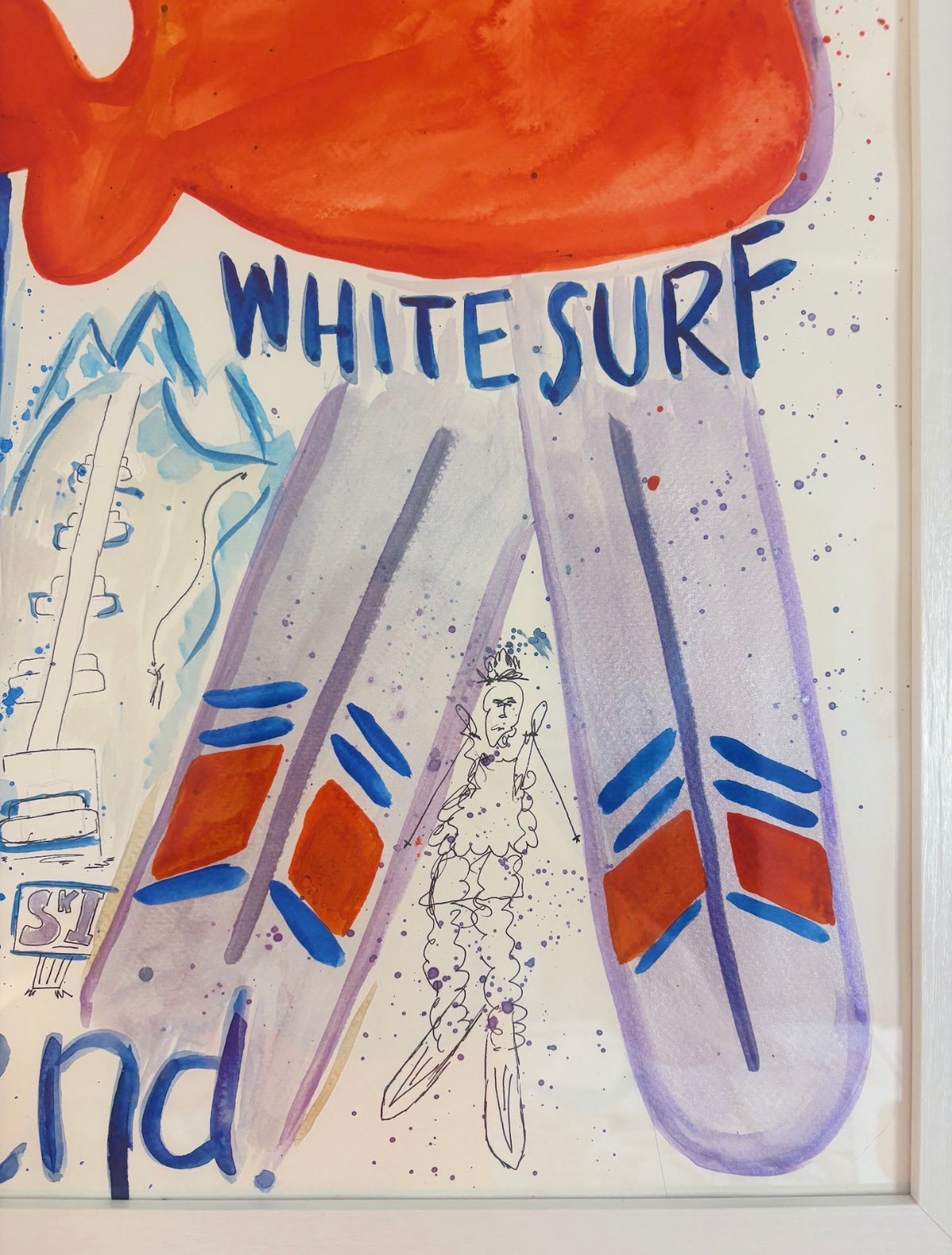 White Surf Print PRE-ORDER