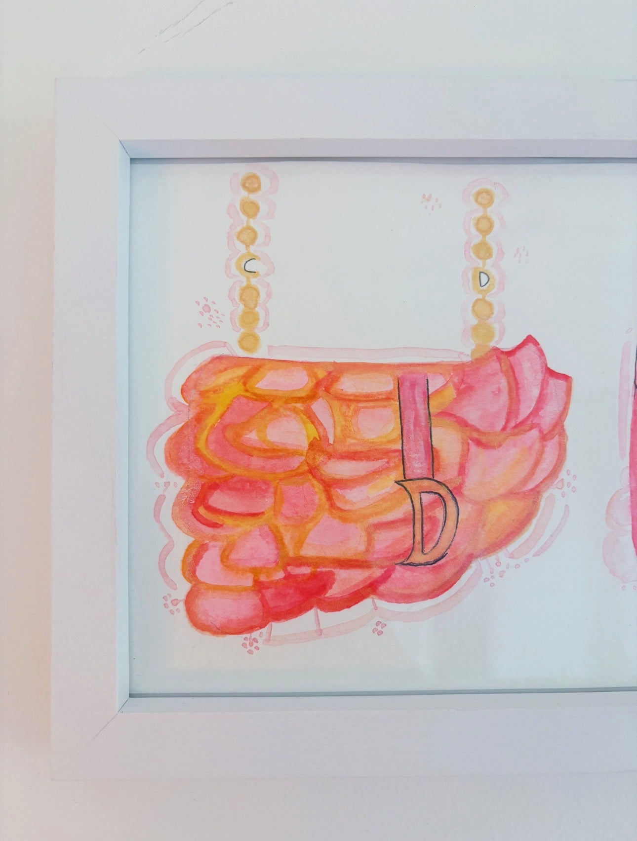 Pink Handbags Duo