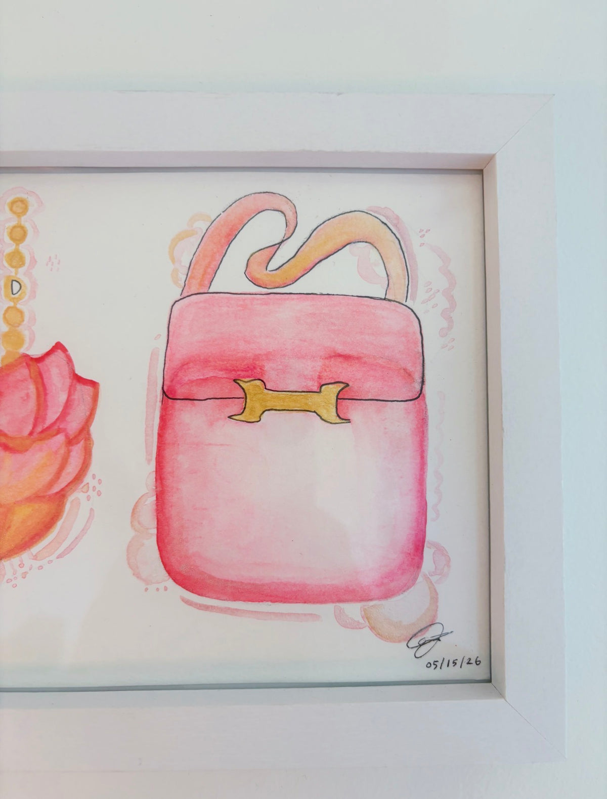 Pink Handbags Duo