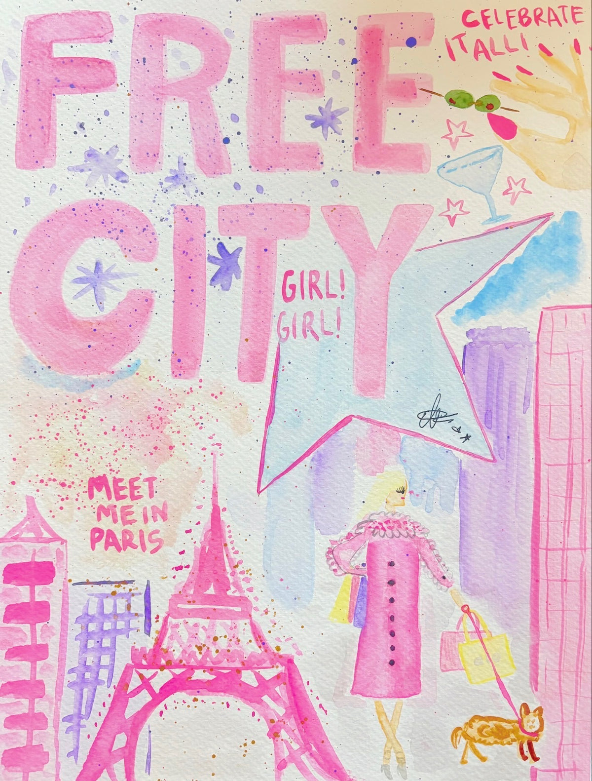 Free City Girl Print PRE-ORDER